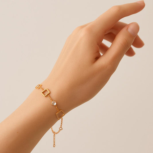 Geometra Rose Gold Bracelet