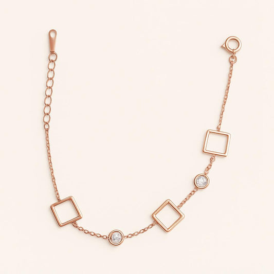 Geometra Rose Gold Bracelet